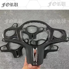 Real Carbon Fiber Steering Wheel Cover Interior Trim For BMW G05 X5 2019+