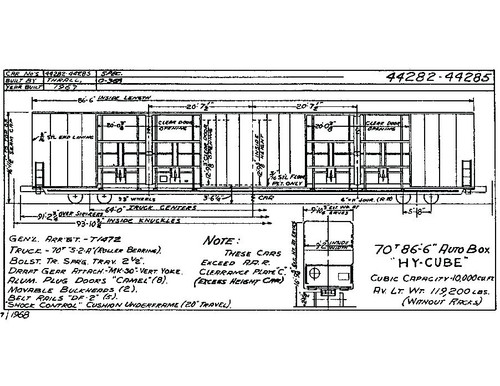 Illinois Central 1974 Freight Car Diagrams PDF Pages on DVD - Picture 3 of 3