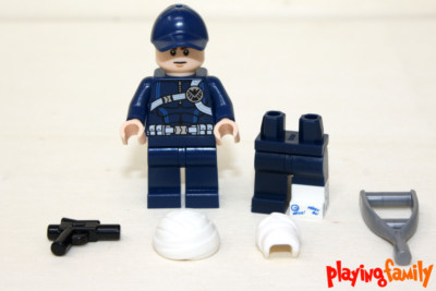 LEGO AVENGERS, SHIELD Agent I, Figur aus LEGO -Teilen - MOC, passt zu Set 76269