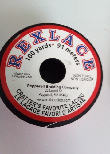 rexlace 100 yard neon orange crafters favorite lacing new - Picture 2 of 3