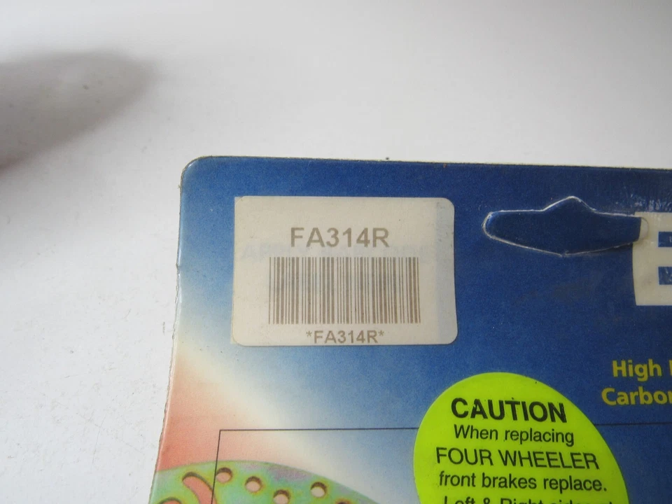 Pastillas de freno traseras EBC POLARIS MAGNUM SCRAMBLER SPORTSMAN TRAILBOSS FA314R #P8 Foto 2 de 2