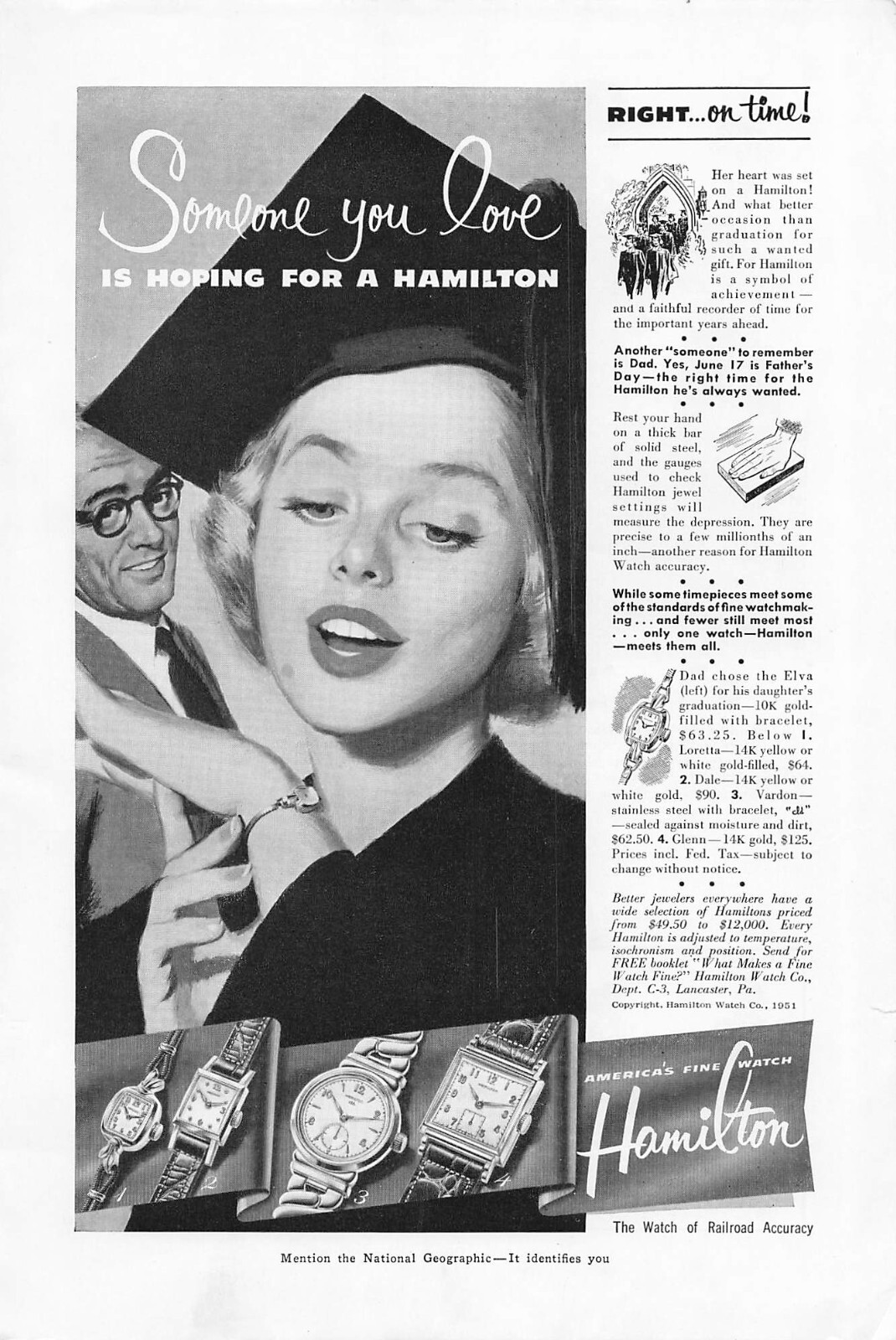Hamilton Watches Print Ad Vintage Advertisement Watch Advertising ...