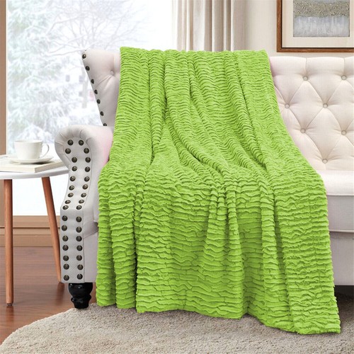 Colleen Air Brushed Faux Fur Throw Blanket Super Soft Warm for Couch Home Décor - Picture 71 of 97
