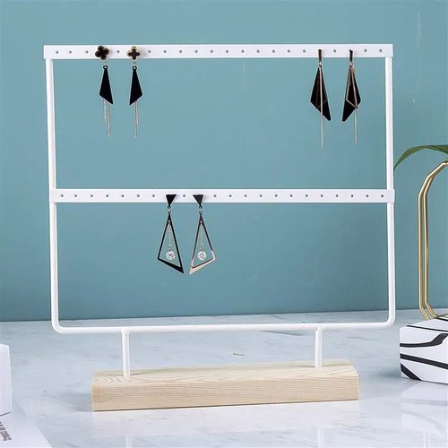 24/44/66 Holes Jewelry Display Organizer Stand Earrings Holder Storage Rack - Picture 15 of 42