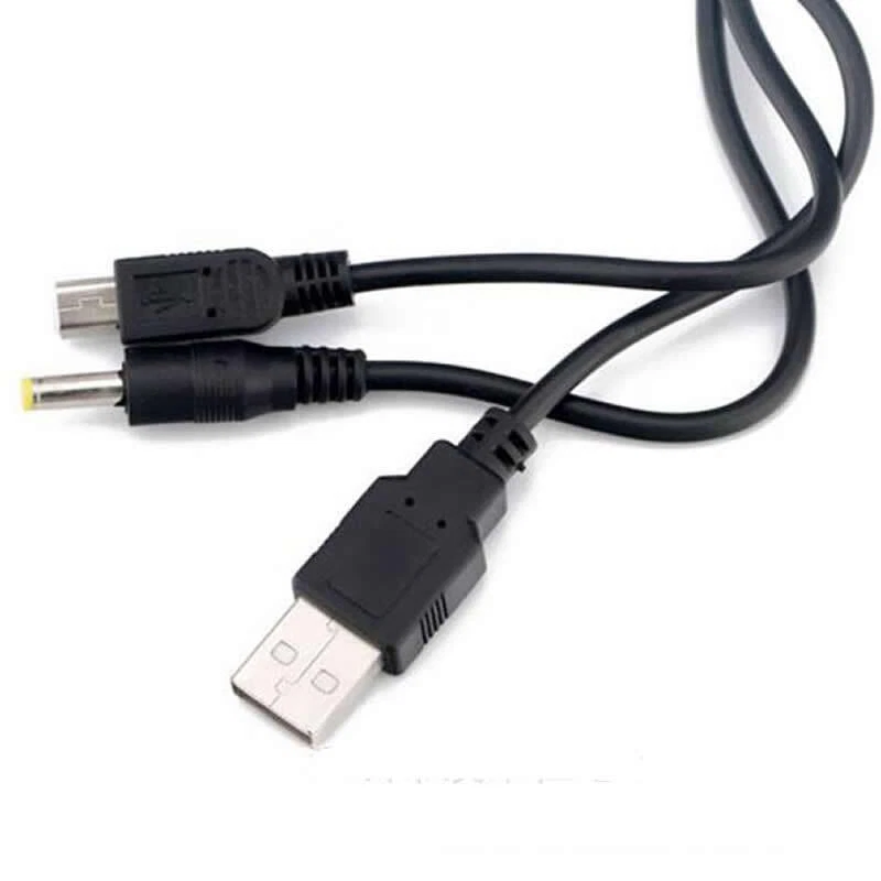 5Pcs 2 in 1 USB 2.0 Data Cable Charger Lead for PSP 1000 2000 3000 Playstation - Image 4 of 4