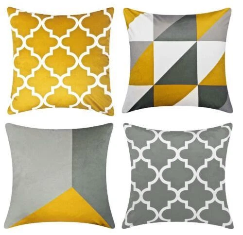 Yellow Decorative Cushion Covers