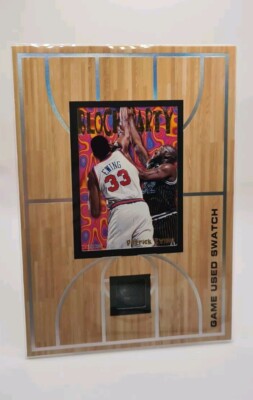 Hobby Box NY Knicks Patrick Ewing Game Used Super Swatch Block Party