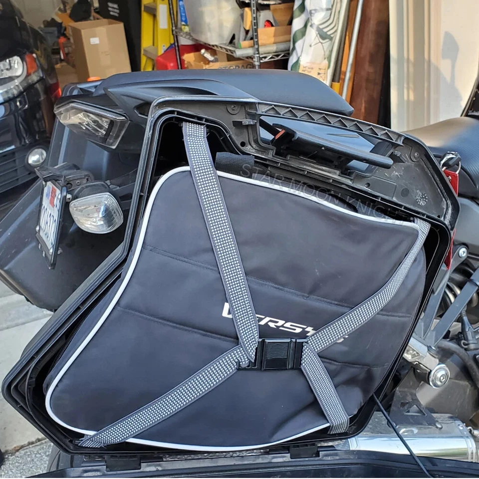 Bolsa de sillín bolsas de equipaje impermeables para Kawasaki Versys 650 1000 Ninja 1000 H2 Foto 3 de 4