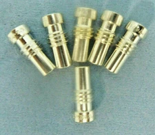 PL-259, EZ-"N", adapters for RG-174, RG-59, RG-8x, Silver, 6 or 12 Pack.