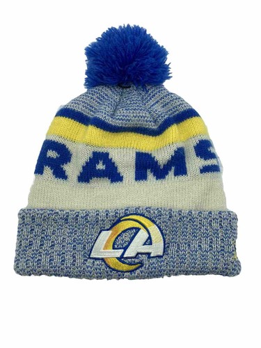 NFL LOS ANGELES RAMS NEW ERA Sports Knit Beanie Pom Pom