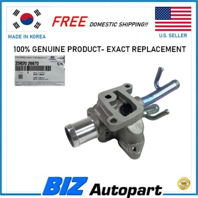 GENUINE THERMOSTAT HOUSING FOR 2006-2011 ACCENT RIO RIO5 OE # 25620-26870
