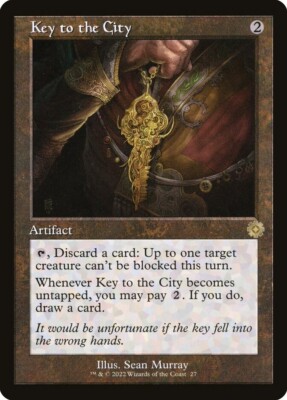 Magic the Gathering - Key to the City - BRR-EN027 MtG NM