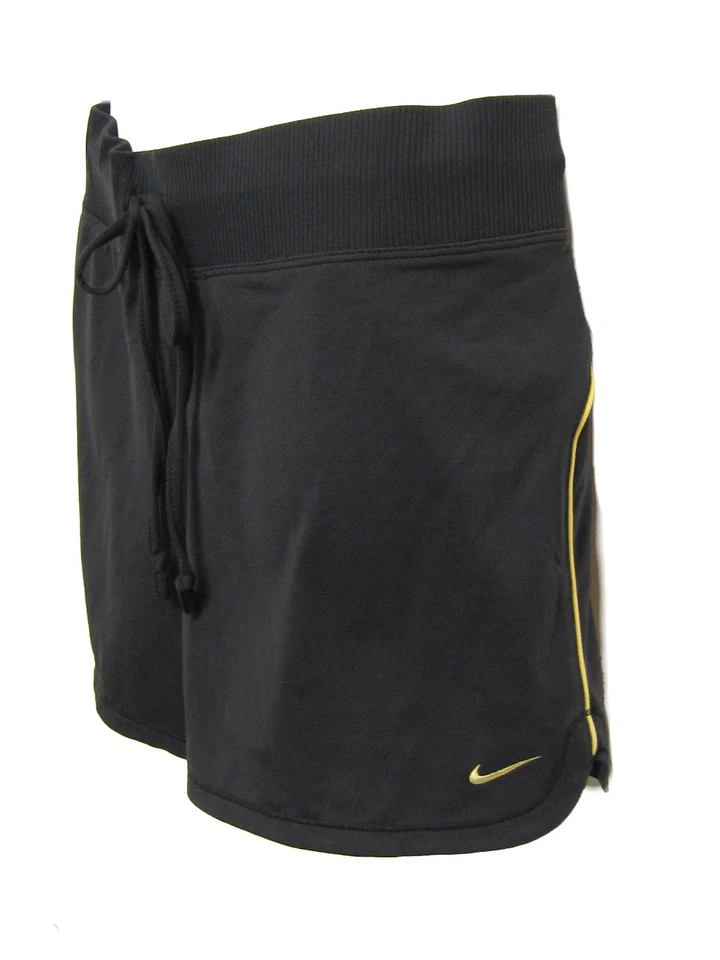 Nuevo Nike NikeFit Damas TENIS FITNESS Pantalones Cortos Talla L Negro Foto 2 de 4