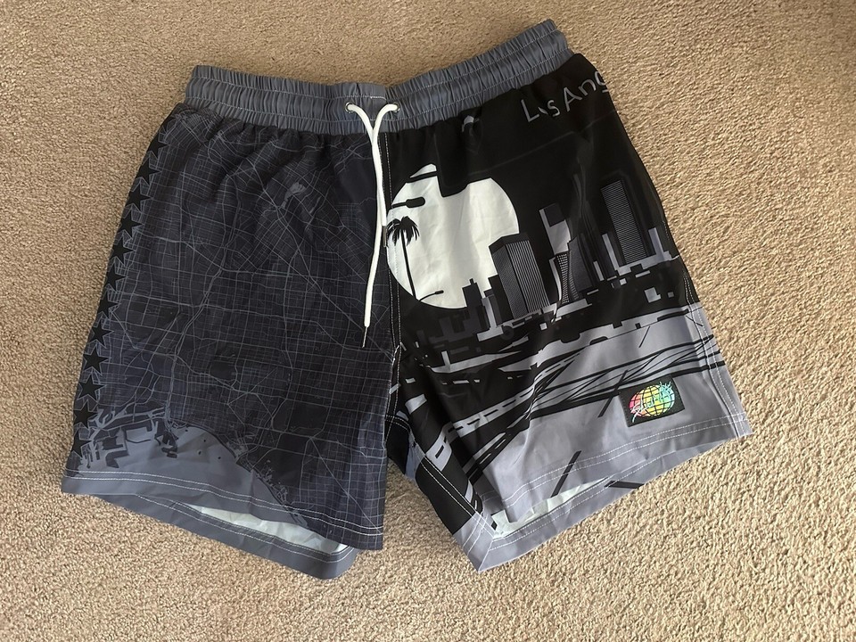 Slunks LA ElLay Los Angeles SoCal Cup Showcase Ltd Ed Mens Volleyball Shorts XL eBay