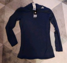 Adidas TF BASE WLS Unterziehshirt Compressionsshirt blau Techfit M Langarm NEU