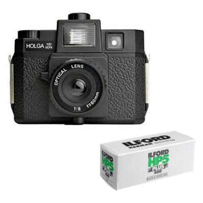 Holga 120GCFN Medium Format Film Camera with Ilford HP5 120 Roll Film