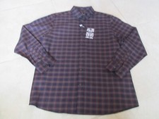 NEW Hart Schaffner Marx Casual Sport Button Down Shirt MENS L Navy Red 89.50