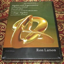 TEST SPECIFIC DVDs CALCULUS RON LARSON ALGEBRA TRIGONOMETRY PRECALCULAS COLLEGE