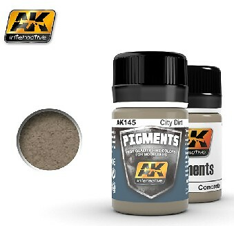 #ad AK Interactive 145 City Dirt Dry Pigment 35ml Bottle $7.99