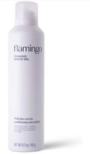Flamingo Foaming Shave Gel with Aloe Vera 6.7 oz