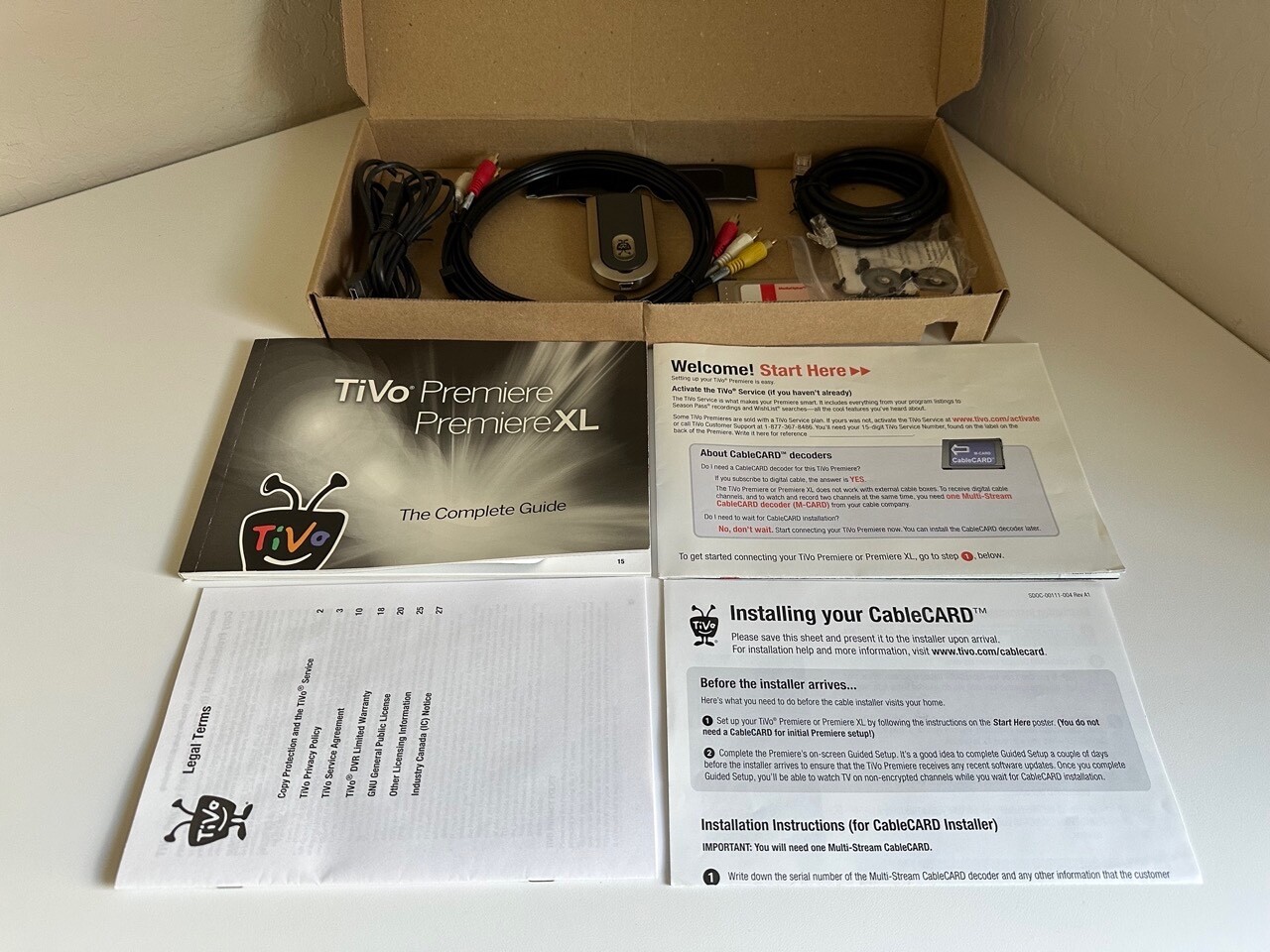 TiVo Premiere XL 1TB Series 4 TCD748000 + Remote + Lifetime Service + Extras eBay