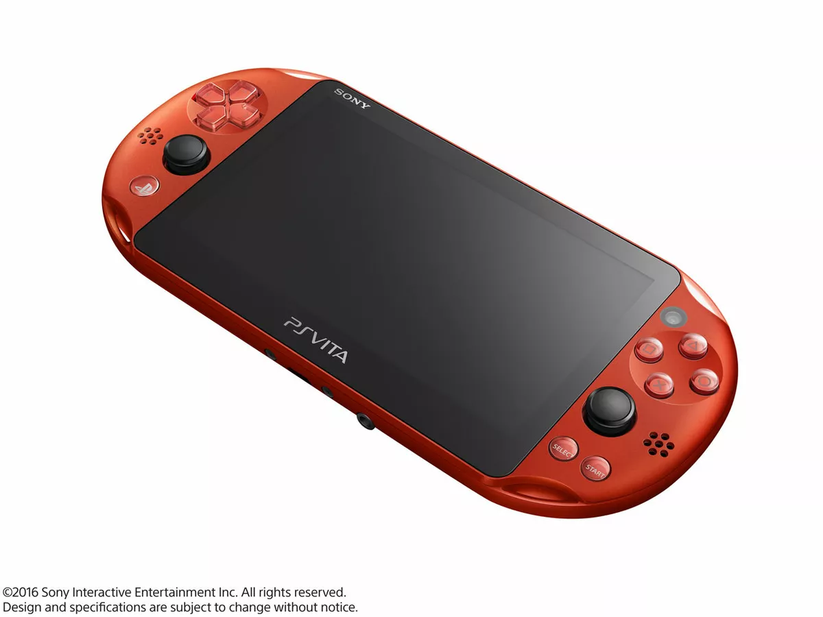 USED PS Playstation vita Wi-Fi model METALLIC RED PCH-2000 ZA26