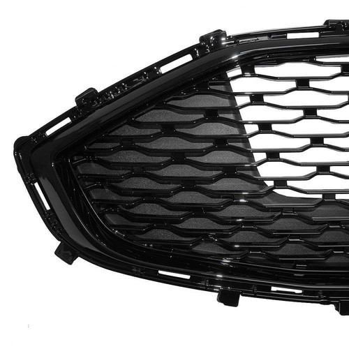 Front Upper Bumper Grille Grill Gloss Black Mesh Fits For 2019 2020 Ford Fusion - Picture 5 of 12