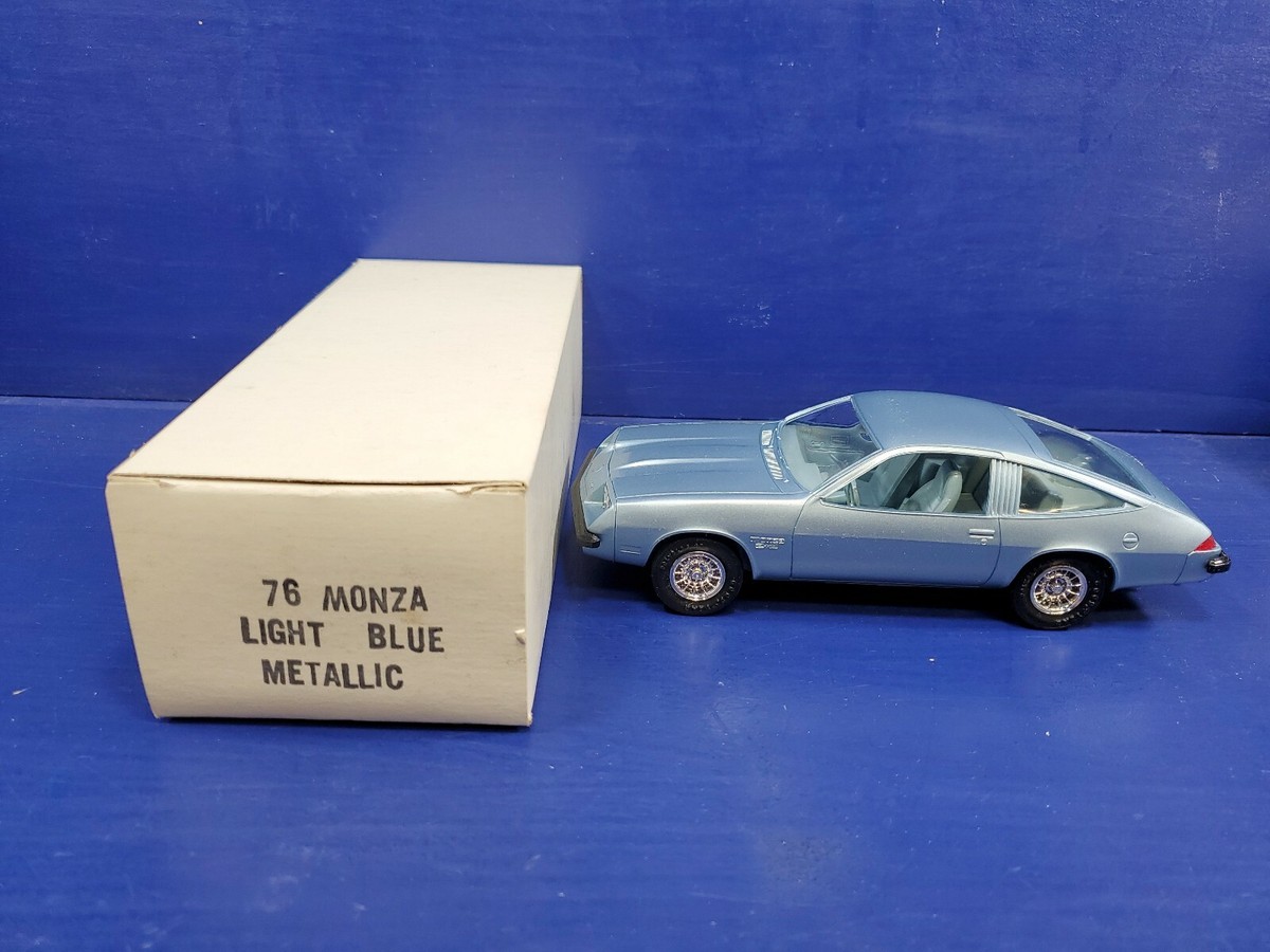 1976 CHEVY MONZA PROMO MODEL IN LIGHT BLUE 1.24 NEW IN THE BOX | eBay