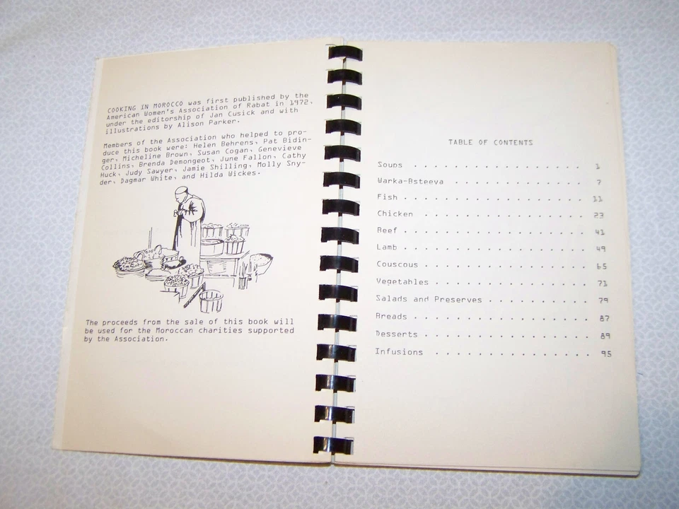 Cooking In Morocco by American Women's Association of Rabat 1979 - Image 3 of 4