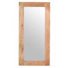 Detrol Solid Mango Wood Frame Mirror Extra Long For Bedroom-Bathroom / Any Room
