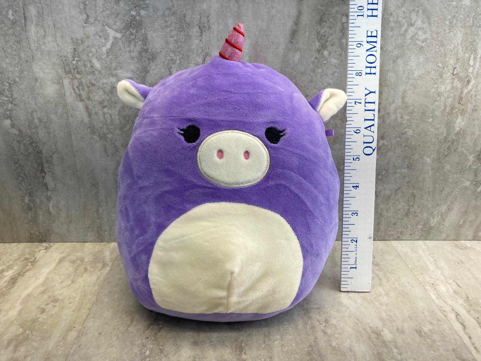 Squishmallows - Crawing Blue Sloth - Unicorn Pig & Pineapple - Lot of 3