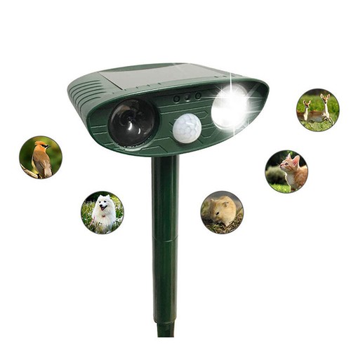 Animal Repeller Ultrasonic Solar Power Outdoor Dog Deterrent Scarer