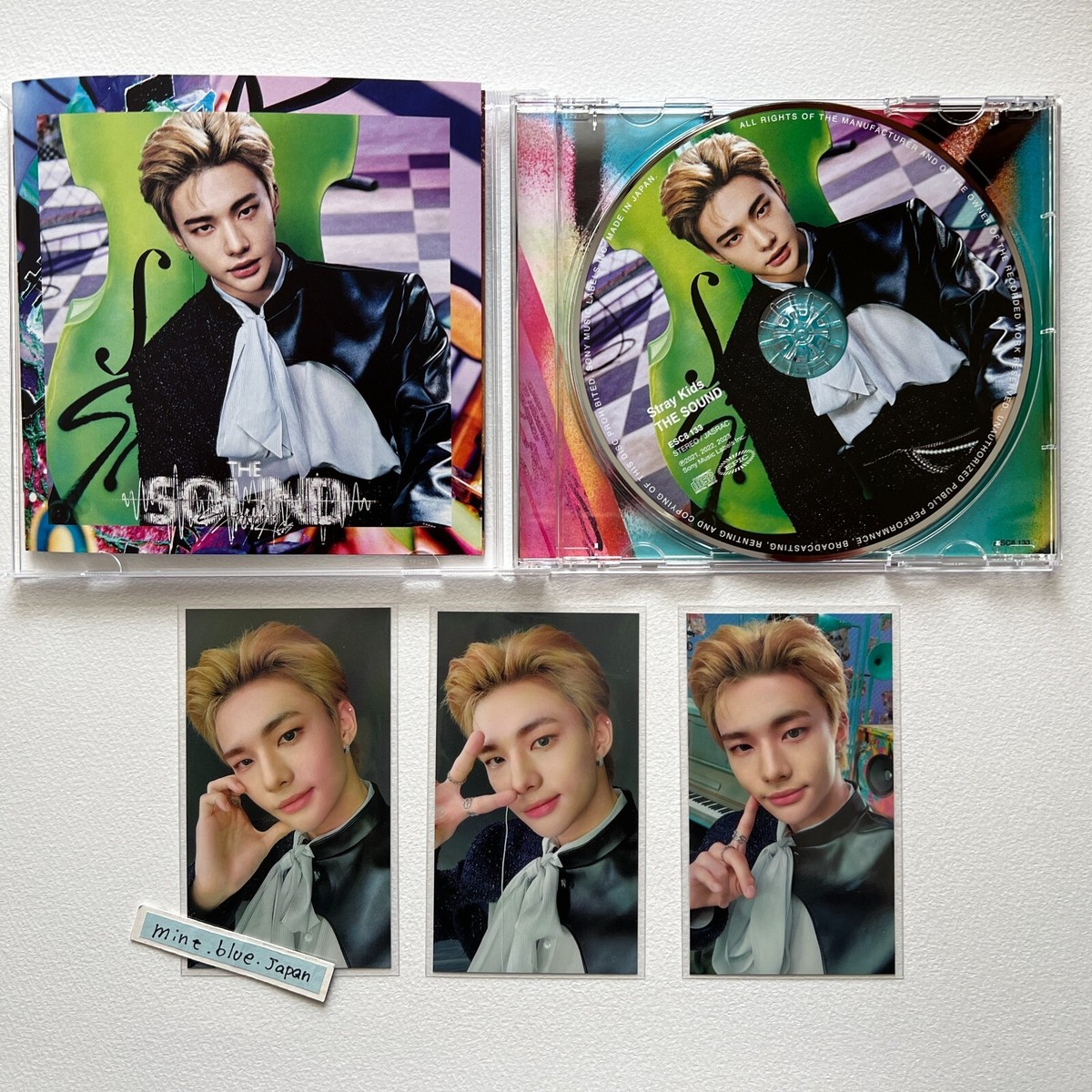 ヒョンジン THE SOUND トレカ 全セット Stray kids HYUNJIN THE SOUND Complete solo set 1CD + 3