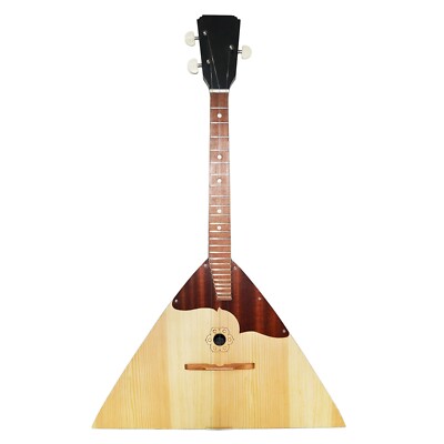 New Original Balalaika Prima 3 Strings Handmade Folk Musical Instrument