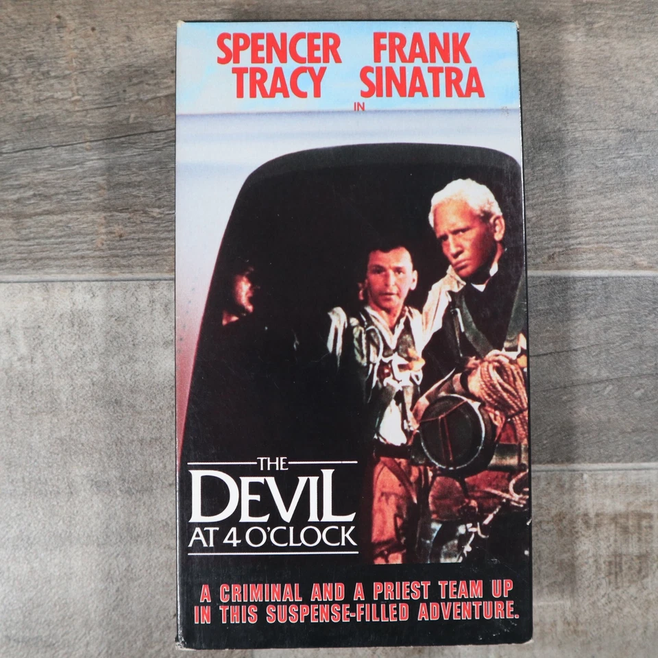 The Devil At 4 O'Clock VHS 1988 Spencer Tracy Frank Sinatra Kerwin Mathews - Image 2 of 4