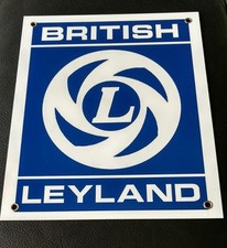 British Leyland Sign .. Triumph Mg Jaguar Land Rover Morris Austin Healey Aston British Leyland Sign .. Triumph Mg Jaguar Land Rover Morris Austin Healey Aston
