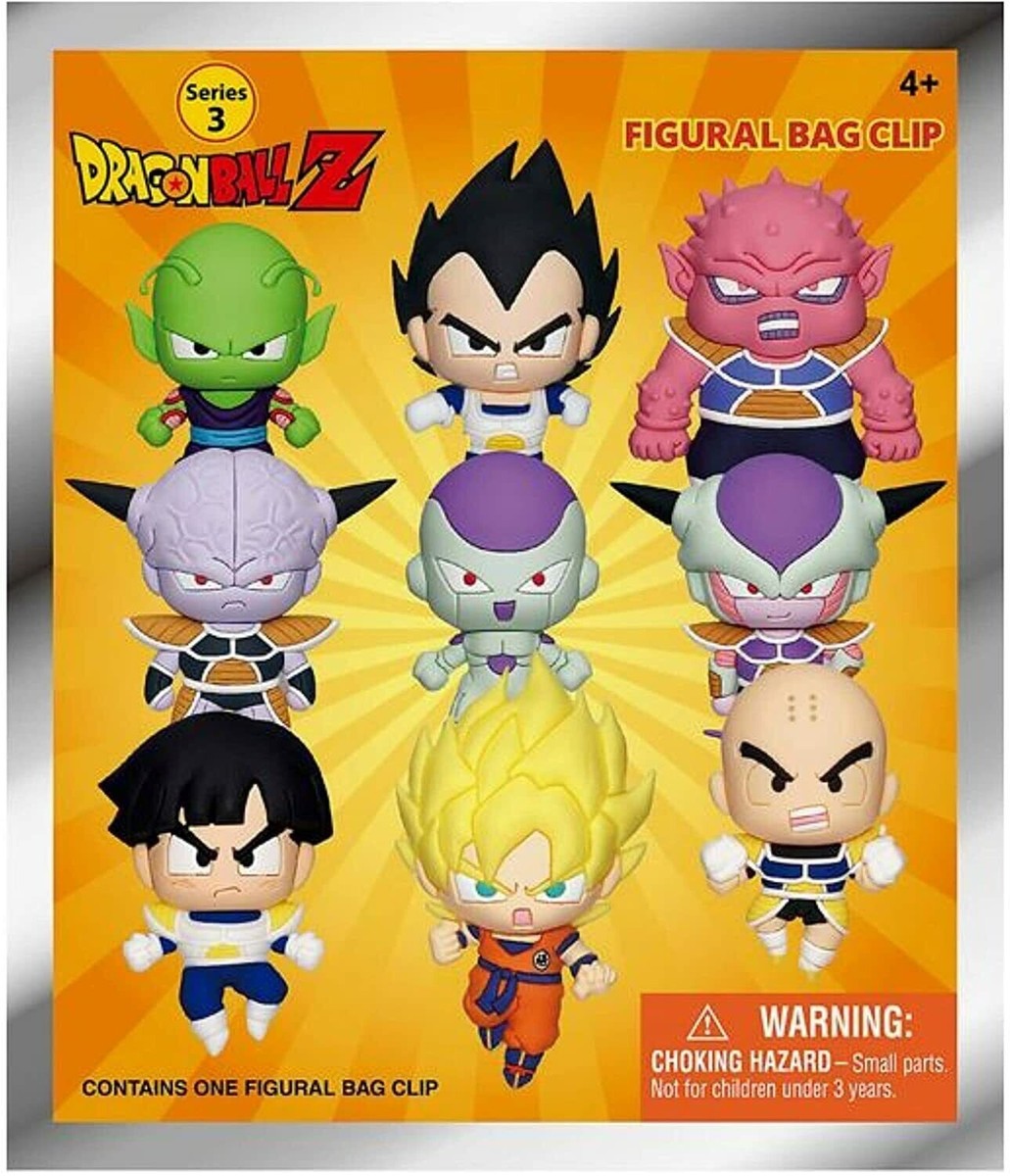 Dragon Ball Z Series 3 3D Foam Figural Bag Clip (1 Random Blind