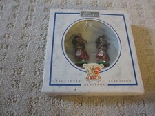 W Britain Collection Hand Painted Metal Bagpipers Coldstream 8309