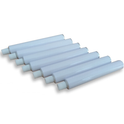 100pcs Brand New 10ml Aluminum Empty Toothpaste Tubes Needle Cap Unsealed Tube