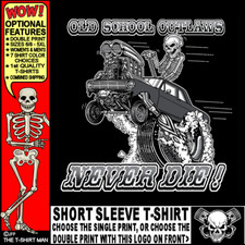 1962-1965 Hot Rod Muscle Car Outlaw Gasser Drag Race Cartoony Skeleton T-shirt 1962-1965 Hot Rod Muscle Car Outlaw Gasser Drag Race Cartoony Skeleton T-shirt
