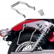 Saddle Bag Support Brackets Bars Chrome 2001-2008 Honda Shadow Spirit VT750 DC