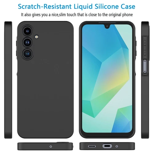 Für Samsung Galaxy A16 5G A15 A14 A13 Silikon Hülle Slim Cover + Displayschutz - Bild 27 von 41