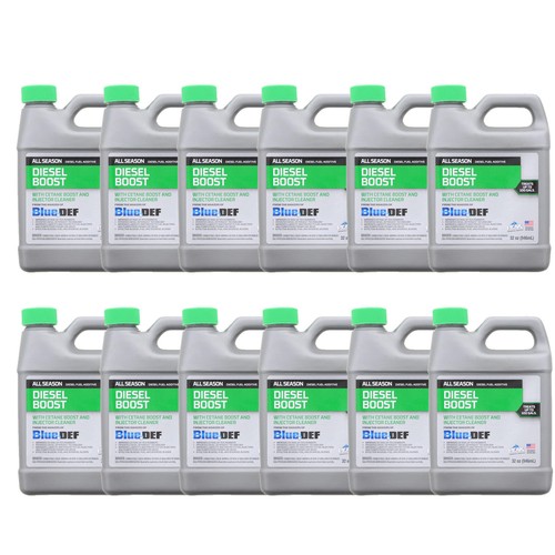 Peak Diesel Boost All Season Fuel Additive Injector Cleaner, 32 oz, 12