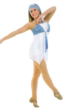 In Your Eyes Child X-Small Dance Costume Contemporary Lyrical Dress On Biketard