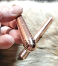 SOLID PRECISION COPPER BOPPER PERCUSSION TOOL Flint Knapping Primitive Skinning 