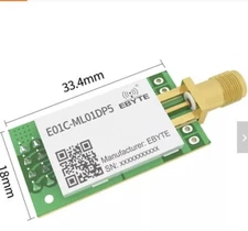2 Pc Long range E01C-ML01DP5 2.4Ghz RF Wireless RX/TX  SPI interphase 