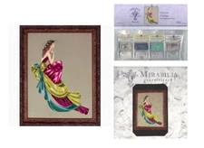 MIRABILIA Cross Stitch PATTERN & EMBELLISHMENT PACK Charlotte MD112