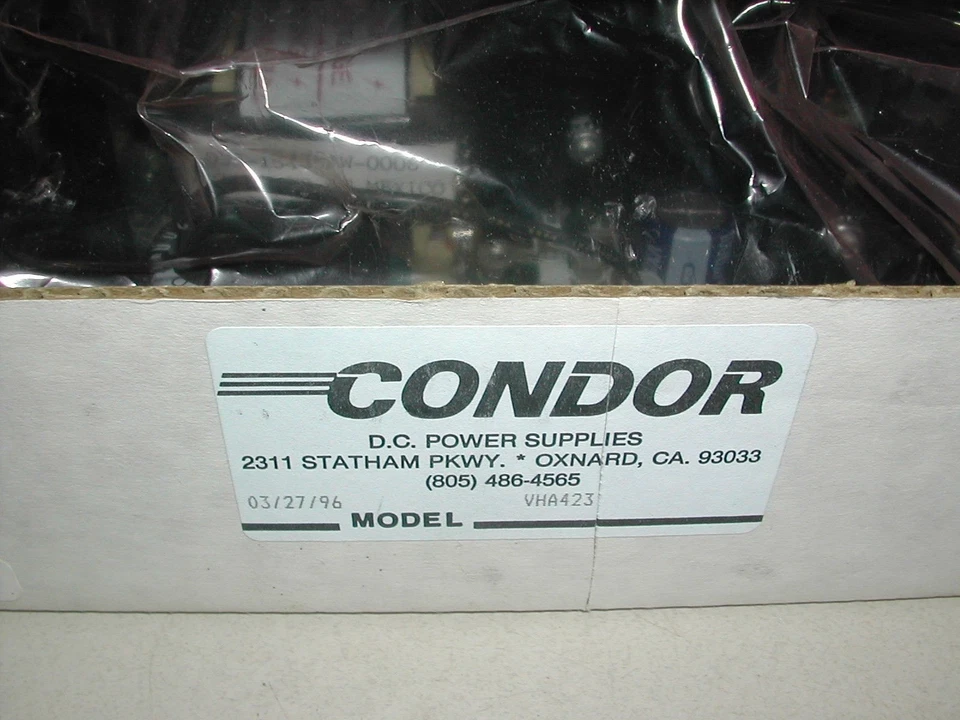 NEW CONDOR VHA423 INPUT 110VAC or 220VAC OUTPUT 5VDC or 15VDC POWER SUPPLY M1010 - Image 2 of 4