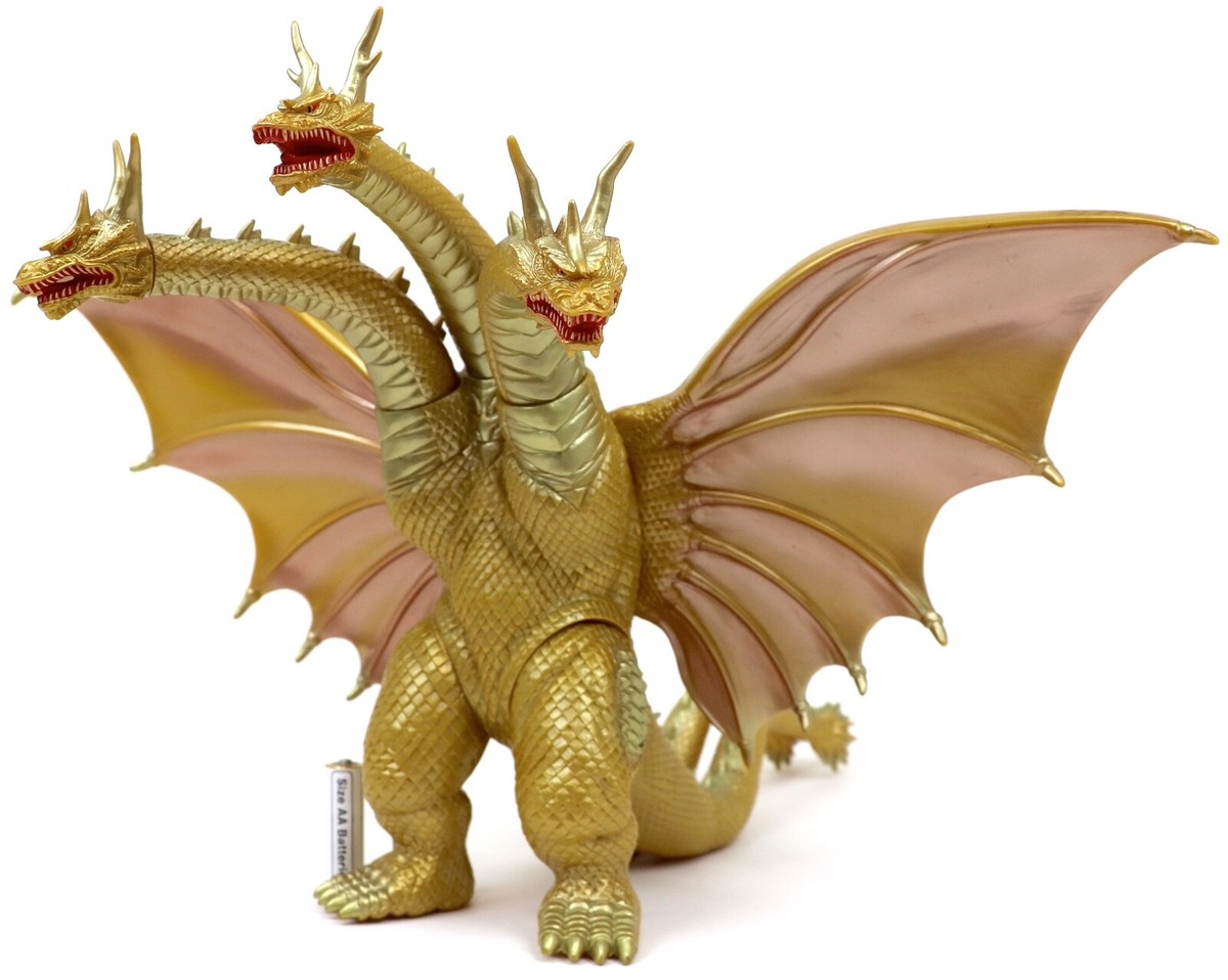 YELLO  【QUEEN GHIPORAH FLAT LONG】　M KING GHIDORAH 1998 Super dragon monster Mothra3 GODZILLA TOHO