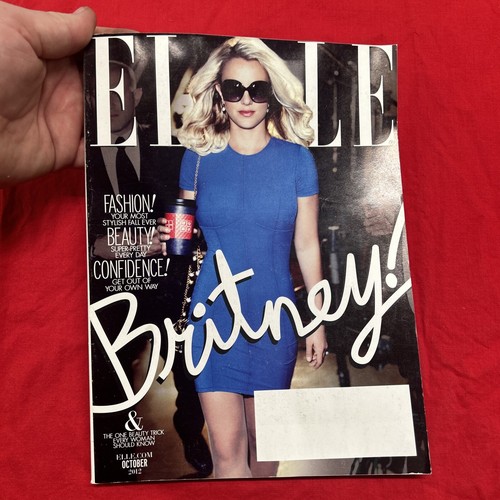ELLE MAGAZINE - OCTOBER ISSUE 2012 - BRITNEY SPEARS